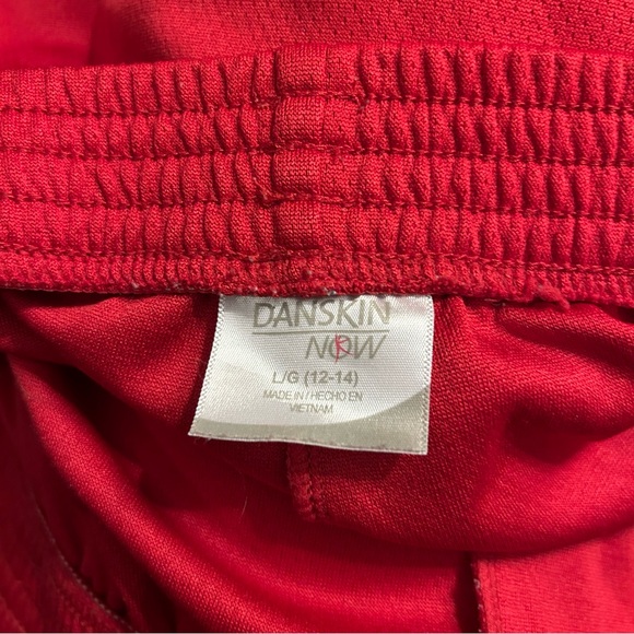 Danskin Now Men's Vibrant Red Athletic Shorts - Picture 3 of 3